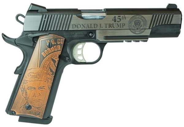 Sds Imports Trump 1911 Duty Stainless .45 Acp 5&Quot; Barrel 8-Rounds Custom Engraving Sds Imports Ss45R Duty 1 1