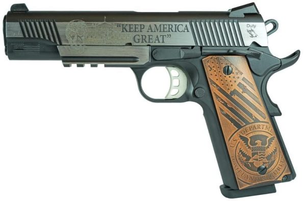 Sds Imports Trump 1911 Duty Stainless .45 Acp 5&Quot; Barrel 8-Rounds Custom Engraving Sds Imports Ss45R Duty 2 1