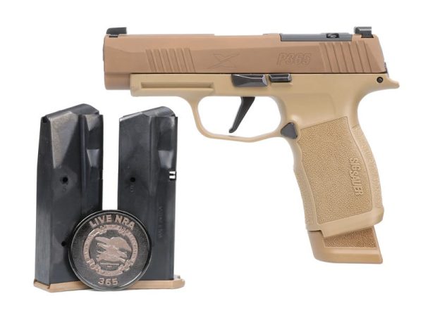 Sig Sauer P365 Xl Nra Coyote Tan 9Mm 3.7&Quot; Barrel 17-Rounds