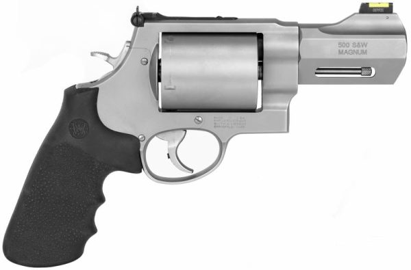 Smith And Wesson 500 Performance Center Stainless .500 Sw 3.5&Quot; Barrel 5-Rounds Fiber Front Sight Smith And Wesson 500 Performance Center 1 2