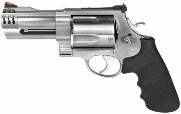 Smith And Wesson Model 500 Stainless .500 Sw Magnum 8.375&Quot; Barrel 5-Rounds Fiber Optic Sights Smith And Wesson Model 500 2 1