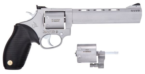 Taurus 692 Stainless .357 Mag 6.5&Quot; Barrel 7-Rounds With 9Mm Cylinder Taurus 692 Tracker 1 2