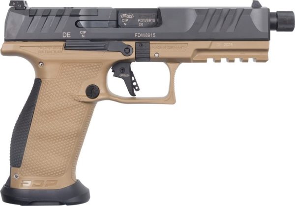 Walther Pdp Pro Flat Dark Earth 9Mm 5.7&Quot; Barrel 18-Rounds Optics Ready Walther Pdp Pro 1 1