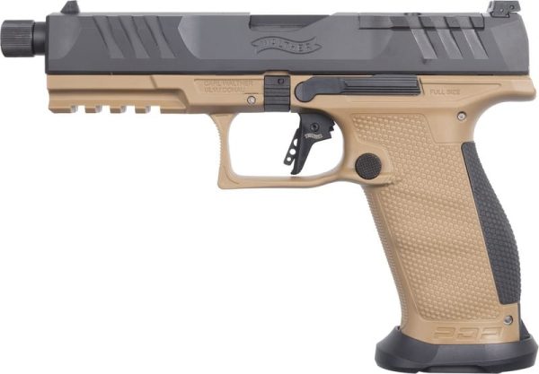Walther Pdp Pro Flat Dark Earth 9Mm 5.7&Quot; Barrel 18-Rounds Optics Ready Walther Pdp Pro 2 1