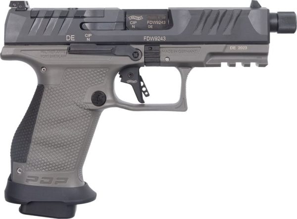 Walther Pdp Pro Sd Compact Grey 9Mm 4.6&Quot; Barrel 18-Rounds Optics Ready Walther Pdp Pro Sd Compact 1 1