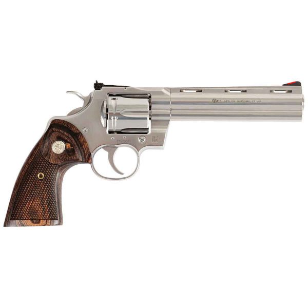 Colt Python 357 Magnum 6In Stainless Revolver - 6 Rounds Colt Python 357 Magnum 6In Stainless Revolver 6 Rounds 1620948 1