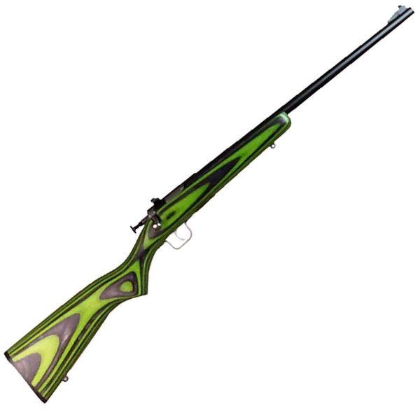 Crickett Compact Black &Amp; Green Bolt Action Rifle - 22 Long Rifle - 16In Crickett Youth Black Green Bolt Action Rifle 22 Long Rifle 16In 1780610 1