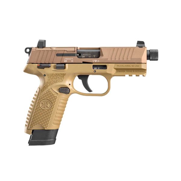 Fn 502 Tactical 22 Long Rifle 4.6In Flat Dark Earth Pistol - 15+1 Rounds Fn 502 Tactical 22 Long Rifle 46In Flat Dark Earth Pistol 151 Rounds 1722202 1