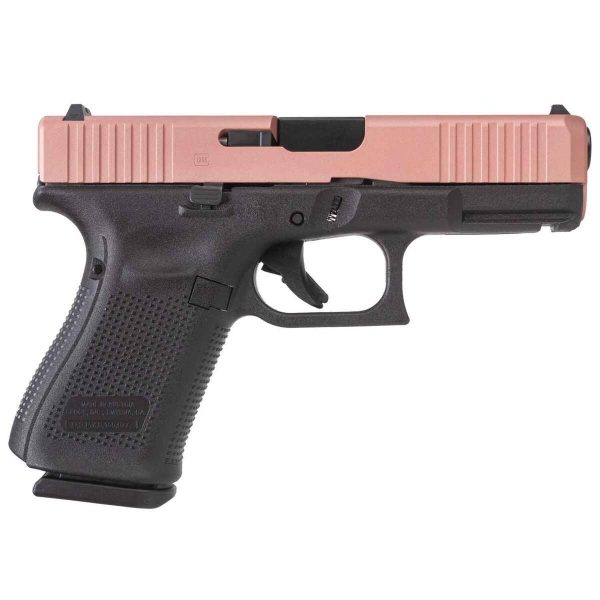 Glock 19 9Mm Luger 4.02In Rose Gold Cerakote Pistol - 15+1 Rounds Glock 19 Gen 5 Rose 9Mm 151 1824693 1