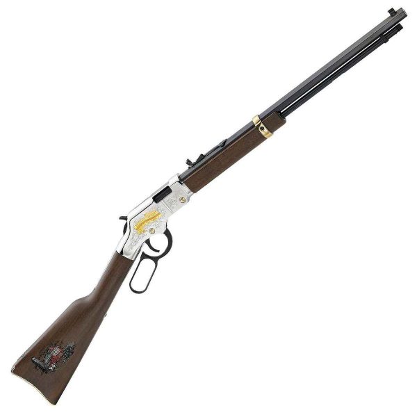 Henry Golden Boy American Farmer Tribute Walnut/Nickel Plated Lever Action Rifle - 22 Long Rifle Henry Golden Boy American Farmer Tribute Walnutnickel Plated Lever Action Rifle 22 Long Rifle 1428556 1
