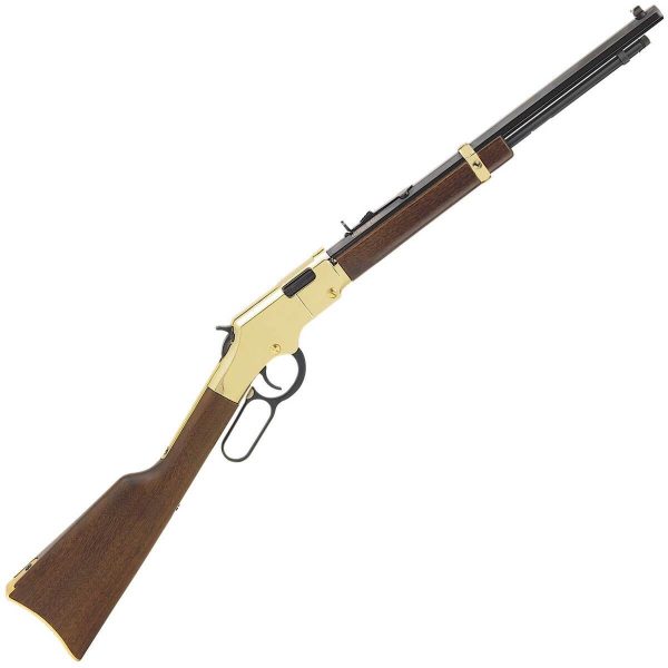 Henry Golden Boy Compact Polished Brass/Blued Lever Action Rifle - 22 Long Rifle - 16.25In Henry Golden Boy Compact Polished Brassblued Lever Action Rifle 22 Long Rifle 1625In 1457649 1