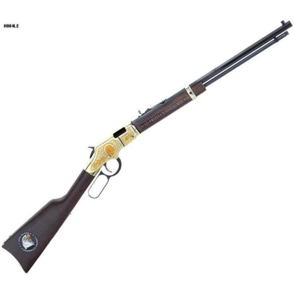 Henry Golden Boy Law Enforcement Tribute Edition Lever Action Rifle - 22 Long Rifle - 20In Henry Law Enforcement Tribute Edition Rifle 1373133 1