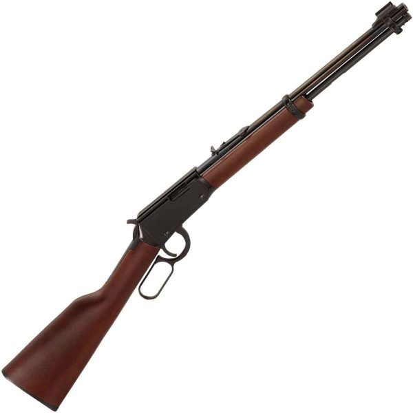 Henry Compact Blued Lever Action Rifle - 22 Long Rifle - 16.13In Henry Lever Youth Black Lever Action Rifle 22 Long Rifle 314466 1