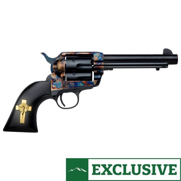 Pietta Great Western Ii The Hands Of God 45 (Long) Colt 5.5In Blued Revolver - 6 Rounds Pietta Great Western Ii The Hands Of God 45 Long Colt 55In Blued Revolver 6 Rounds 1824697 1