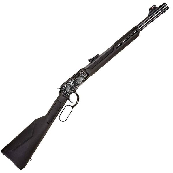 Rossi Rio Bravo Black Oxide Armadillo Engraved Lever Action Rifle - 22 Long Rifle - 18In Rossi Rio Bravo Black Oxide Armadillo Engraved Lever Action Rifle 22 Long Rifle 18In 1794082 1