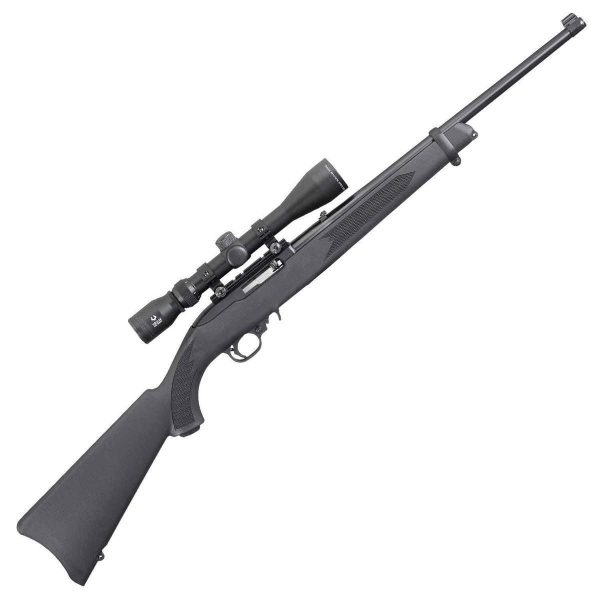 Ruger 10/22 Carbine Scoped Black Semi Automatic Rifle - 22 Long Rifle Ruger 1022 Carbine Scoped Black Semi Automatic Rifle 22 Long Rifle 1621474 1