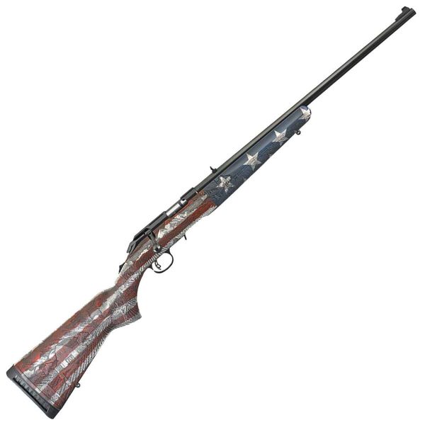 Ruger American Heartland Blued Bolt Action Rifle - 17 Hmr - 22In Ruger American Heartland Red White And Blue Bolt Action Rifle 17 Hmr 22In 1796257 1