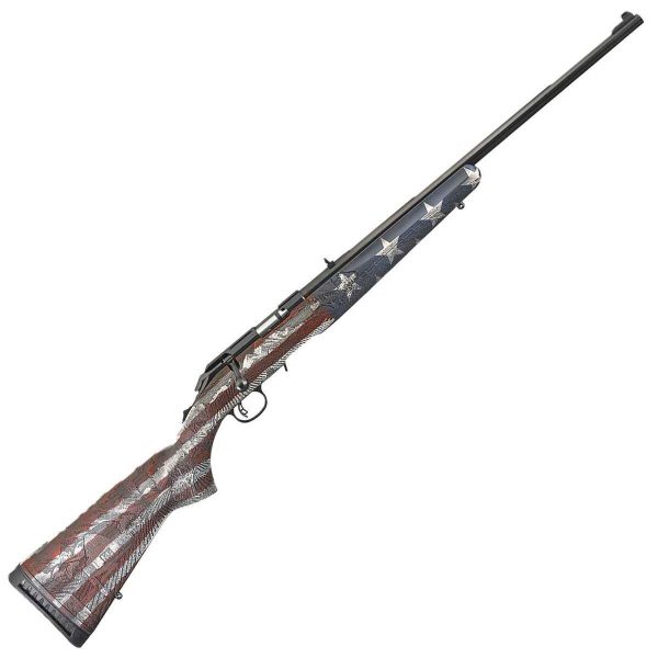Ruger American Heartland Blued Bolt Action Rifle - 22 Long Rifle - 22In Ruger American Heartland Red White And Blue Bolt Action Rifle 22 Long Rifle 22In 1796256 1