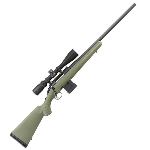 Ruger American Predator Scoped Matte Black/Moss Green Bolt Action Rifle - 6.5 Creedmoor - 22In Ruger American Rifle Predator Scope Package Bolt Action Rifle 1506880 1