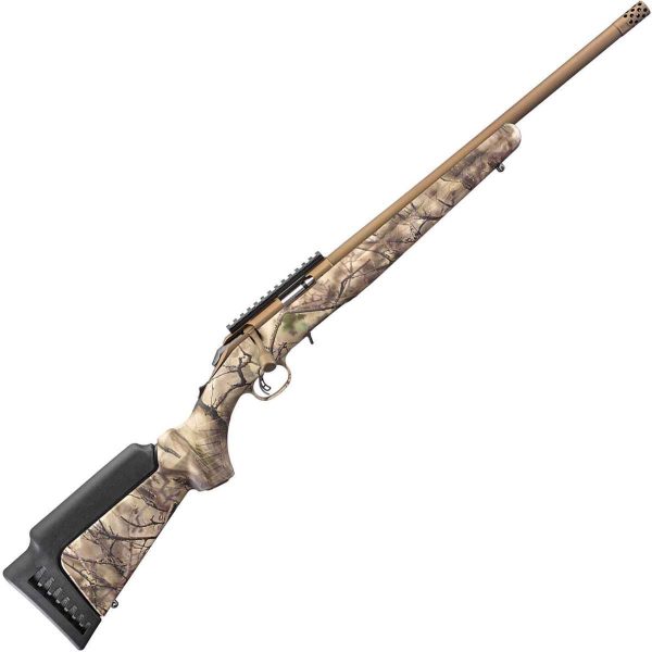 Ruger American Rimfire Go Wild Camo Bronze Cerakote Bolt Action Rifle - 22 Long Rifle Ruger American Rimfire Go Wild Camo Bronze Cerakote Bolt Action Rifle 22 Long Rifle 1540136 1