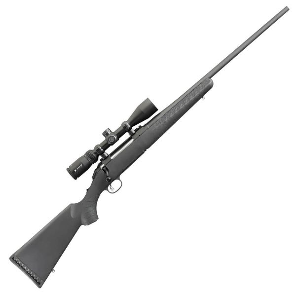 Ruger American Scoped Black Bolt Action Rifle - 243 Winchester Ruger American Scoped Black Bolt Action Rifle 243 Winchester 22In 1458194 1