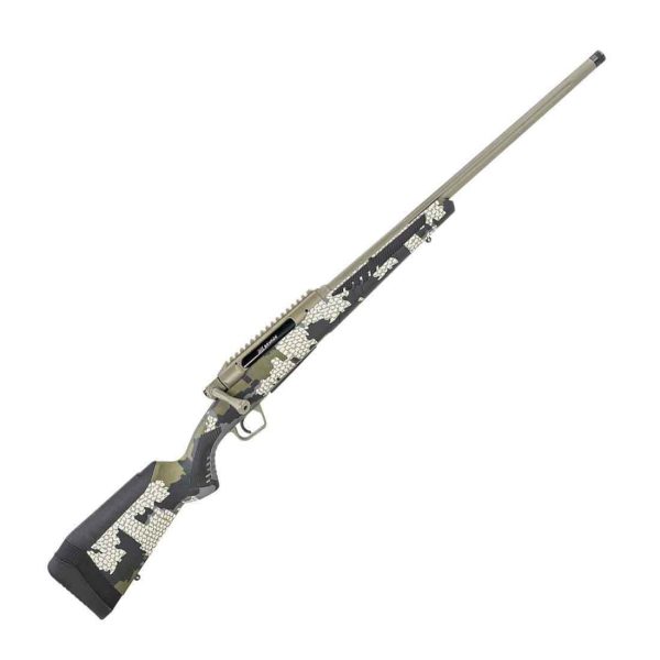 Savage Arms Impulse Big Game Savage Woodland Camo/Hazel Green Cerakote Bolt Action Rifle - 6.5 Creedmoor - 22In Sav Impls Bg Game 65Cr 22In41 Kuiu 1802599 1