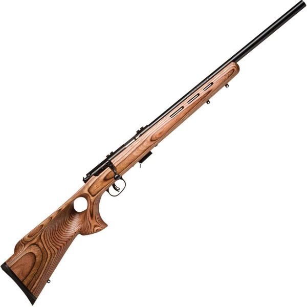 Savage 93R17 Btv Satin Blued/Brown Laminate Bolt Action Rifle - 17 Hmr - 21In Savage 17 Series Bolt Action Rifle 1458231 1