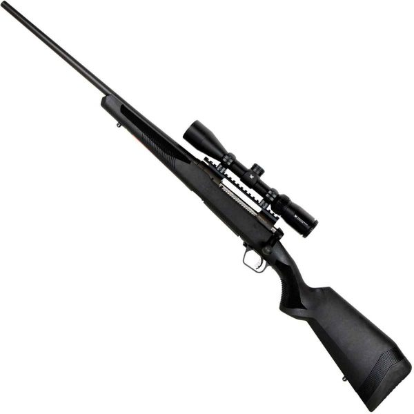 Savage 110 Apex Hunter Xp With Vortex Crossfire Ii Scope Matte Black Left Hand Bolt Action Rifle - 243 Winchester - 22In Savage Arms 110 Apex Hunter Xp Left Hand With Vortex Crossfire Ii Scope Black Bolt Action Rifle 243 Winchester 1541354 1
