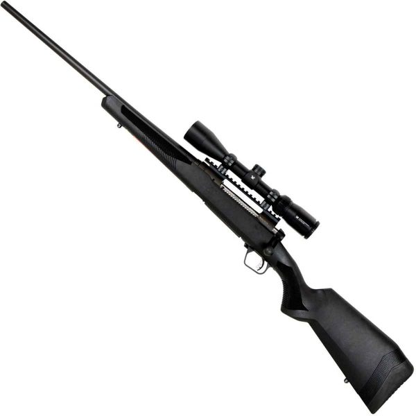 Savage 110 Apex Hunter Xp With Vortex Crossfire Ii Scope Matte Black Left Hand Bolt Action Rifle - 6.5 Creedmoor - 24In Savage Arms 110 Apex Hunter Xp Left Hand With Vortex Crossfire Ii Scope Black Bolt Action Rifle 65 Creedmoor 1541355 1