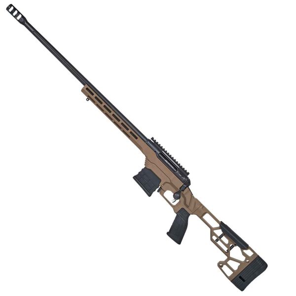 Savage Arms 110 Precision Matte Black Left Hand Bolt Action Rifle - 6.5 Prc - 24In Savage Arms 110 Precision Flat Dark Earth Cerakote Bolt Action Rifle 65 Prc 24In 1742154 1