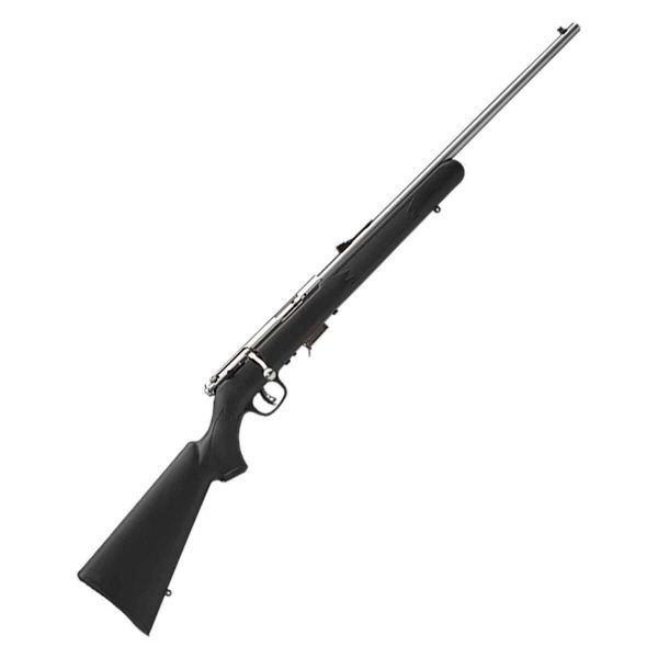 Savage Arms 93 Fss Matte Stainless Bolt Action Rifle - 22 Wmr (22 Mag) - 21In Savage Arms 93 Fss Matte Stainless Bolt Action Rifle 22 Wmr 22 Mag 21In 1244798 1