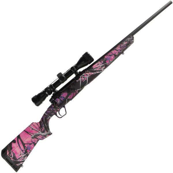 Savage Arms Axis Xp Camo - Compact With Weaver Scope Black/Muddy Girl Bolt Action Rifle - 223 Remington Savage Arms Axis Xp Camo Compact With Weaver Scope Blackmuddy Girl Bolt Action Rifle 223 Remington 1541433 1