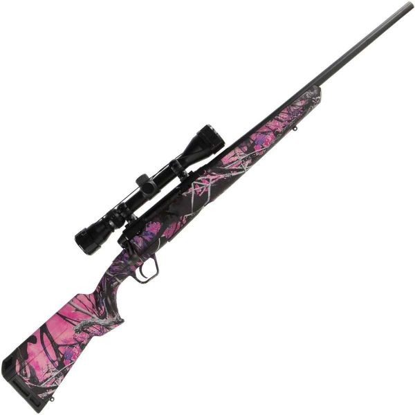 Savage Arms Axis Xp Camo - Compact With Weaver Scope Black/Muddy Girl Bolt Action Rifle - 243 Winchester Savage Arms Axis Xp Camo Compact With Weaver Scope Blackmuddy Girl Bolt Action Rifle 243 Winchester 1541434 1