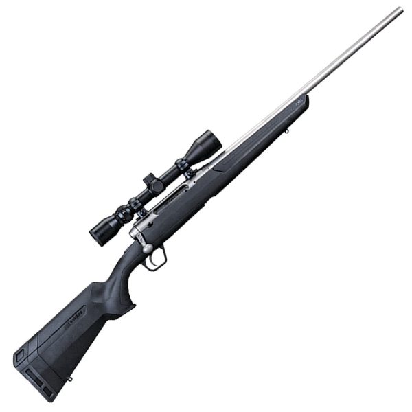 Savage Arms Axis Xp Scoped Stainless/Black Bolt Action Rifle - 22-250 Remington Savage Arms Axis Xp Scoped Stainlessblack Bolt Action Rifle 22 250 Remington 1621570 1