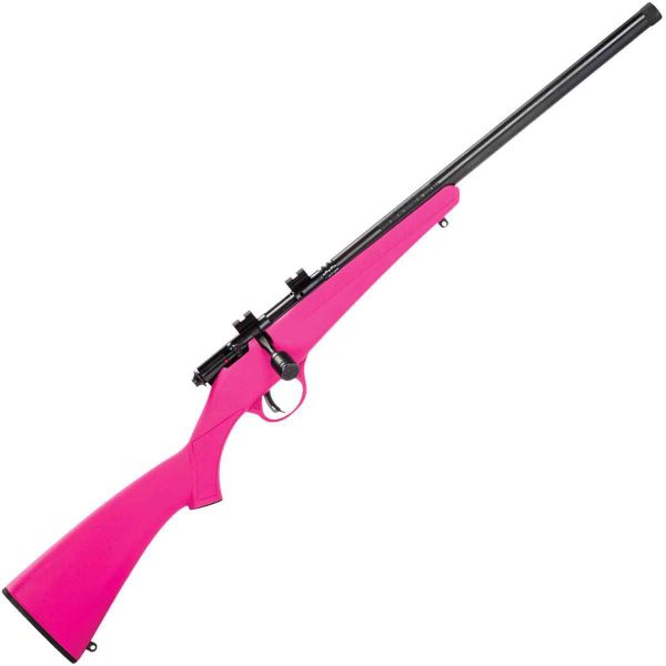 Savage Arms Rascal Fv-Sr Compact Blued/Pink Bolt Action Rifle - 22 Long Rifle Savage Arms Rascal Fv Sr Youth Bluedpink Bolt Action Rifle 22 Long Rifle 1541456 1