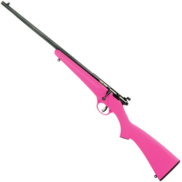 Savage Arms Rascal Left Hand Blued/Pink Single Shot Rifle - 22 Long Rifle Savage Arms Rascal Left Hand Bluedpink Single Shot Rifle 22 Long Rifle 1621648 1