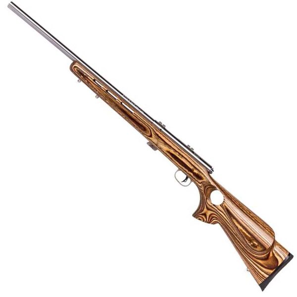 Savage Mark Ii Btvs Satin Stainless Natural Brown Bolt Action Rifle - 22 Long Rifle - 21In Savage Mark Ii Btvs Satin Stainless Natural Brown Bolt Action Rifle 22 Long Rifle 21In 1313564 1