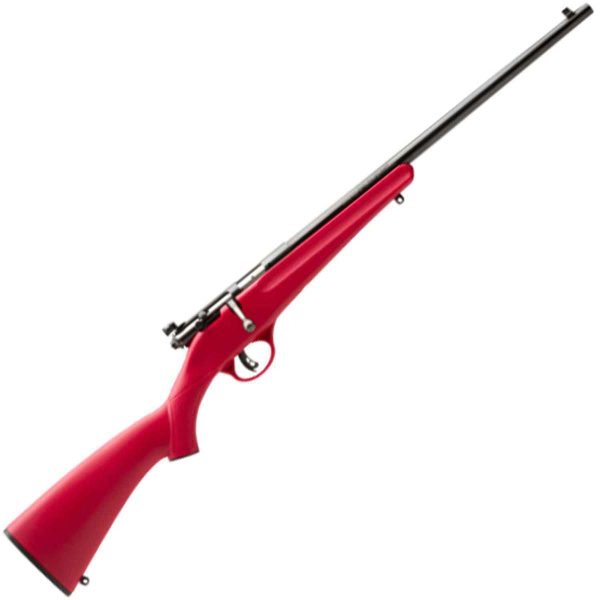 Savage Arms Rascal Compact Blued/Red Bolt Action Rifle - 22 Long Rifle - 16.13In Savage Rascal Bolt Action Rifle 1458241 1