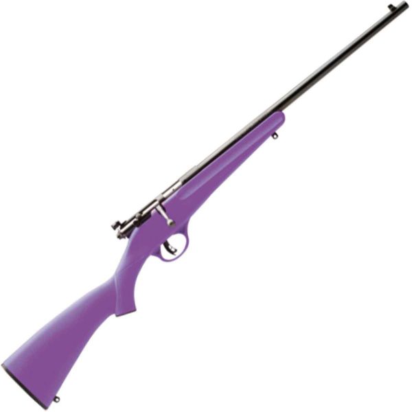 Savage Arms Rascal Compact Blued/Purple Bolt Action Rifle - 22 Long Rifle - 16.13In Savage Rascal Bolt Action Rifle 1477992 1