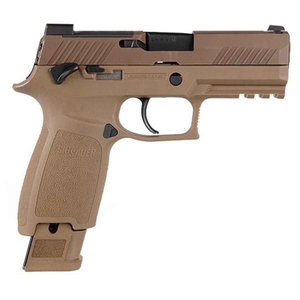 Sig Sauer P320 M18 9Mm Luger 3.9In Coyote Pvd Pistol - 21+1 Rounds Sig Sauer P320 M18 9Mm Luger 39In Coyote Pvd Pistol 211 Rounds 1620578 1