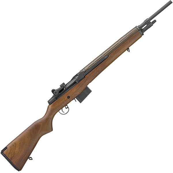 Springfield Armory Loaded M1A 308 Winchester 22In Walnut/Black Parkerized Semi Automatic Modern Sporting Rifle - 10+1 Rounds Springfield Armory Loaded M1A Walnut Rifle 1507300 1