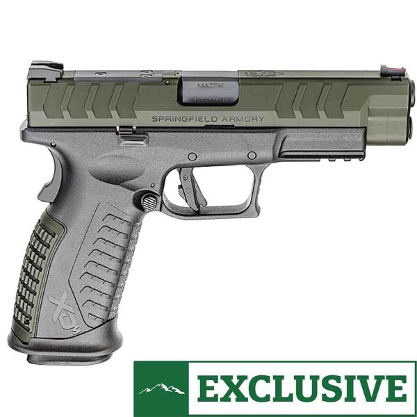 Springfield Armory Xd(M) Elite Gear Up Package 10Mm Auto 4.5In Black/Od Green Pistol - 16+1 Rounds Springfield Armory Xdm Elite Gear Up Package 10Mm Auto 45In Blackod Green Pistol 161 Rounds 1857056 1