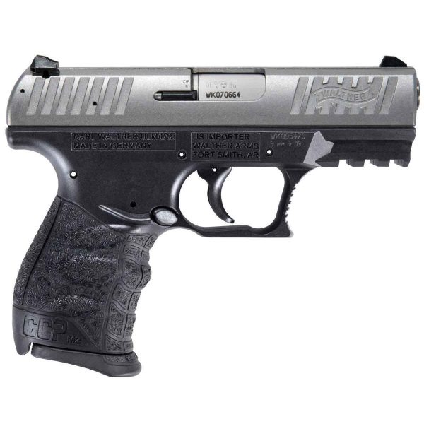 Walther Ccp M2 380 Auto (Acp) 3.54In Stainless/Black Pistol - 8+1 Rounds Walther Ccp M2 380 Auto Acp 354In Stainlessblack Pistol 81 Rounds 1627047 1
