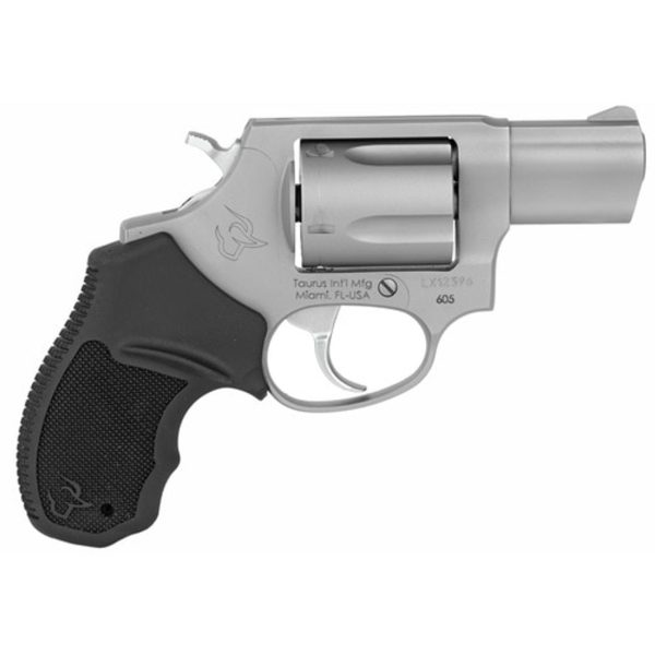 Buy Taurus 605 Standard 357 Magnum 2&Quot; Barrel Black Rubber Stainless Steel Finish