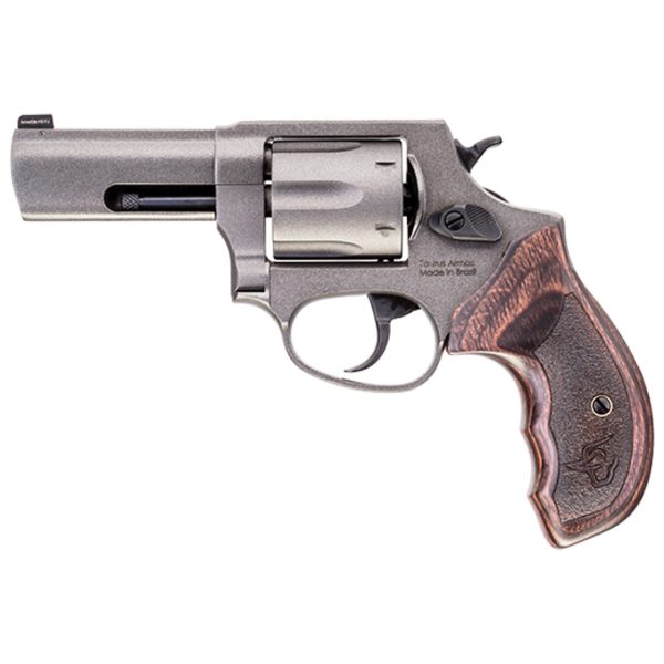 Buy Taurus 856 Defender 38 Spl + P 6Rd 3&Quot; Stainless Cerakote Cylinder Tungsten Cerakote Frame Altamont Wood Grip Online