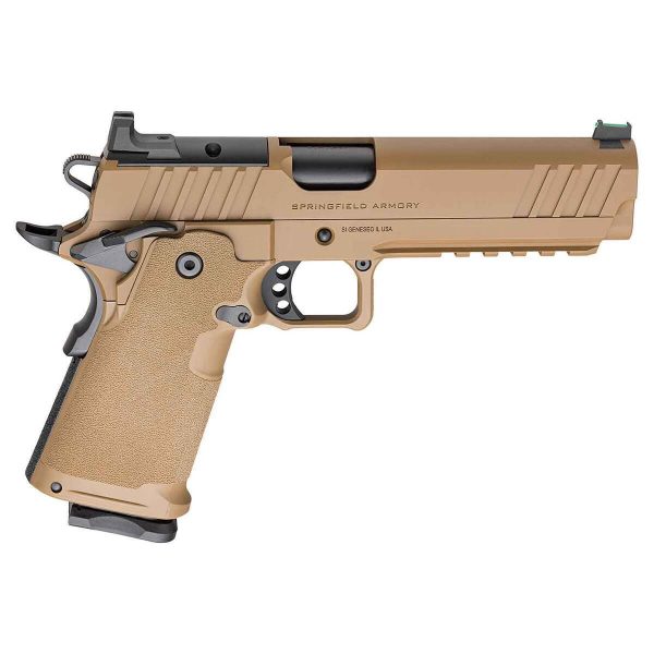 Springfield Armory 1911 Ds Prodigy Aos 9Mm Luger 5In Coyote Brown Cerakote Pistol - 20+1 Rounds Springfield Armory 1911 Ds Prodigy Aos 9Mm Luger 5In Coyote Brown Cerakote Pistol 201 Rounds 1899456 1