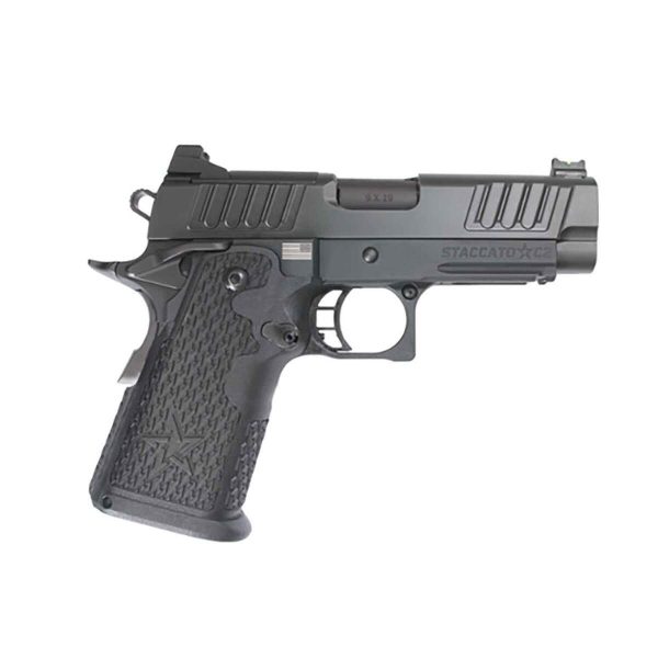 Staccato C2 Compact Sight 9Mm Luger 3.9In Anodized Diamond Like Carbon Pistol - 16+1 Rounds Staccato C2 Compact Sight 9Mm Luger 39In Anodized Diamond Like Carbon Pistol 161 Rounds 1780873 1